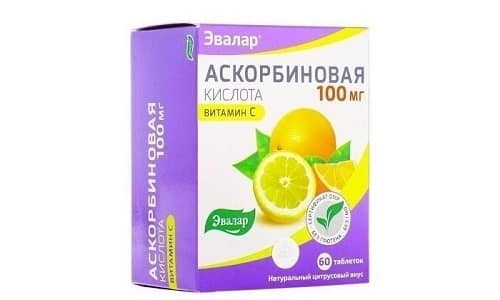 Шипучие таблетки Аскорбиновой кислоты содержат 0,18 г витамина С и 0,5 г карбоната кальция