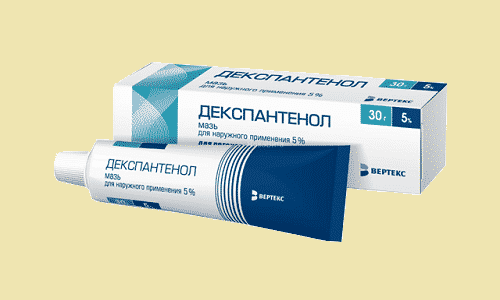 Декспантенол производится в форме крема, в котором, помимо декспантенола, присутствует а-токоферилацетат