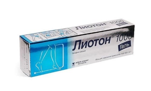 Лиотон назначают при хронической венозной недостаточности
